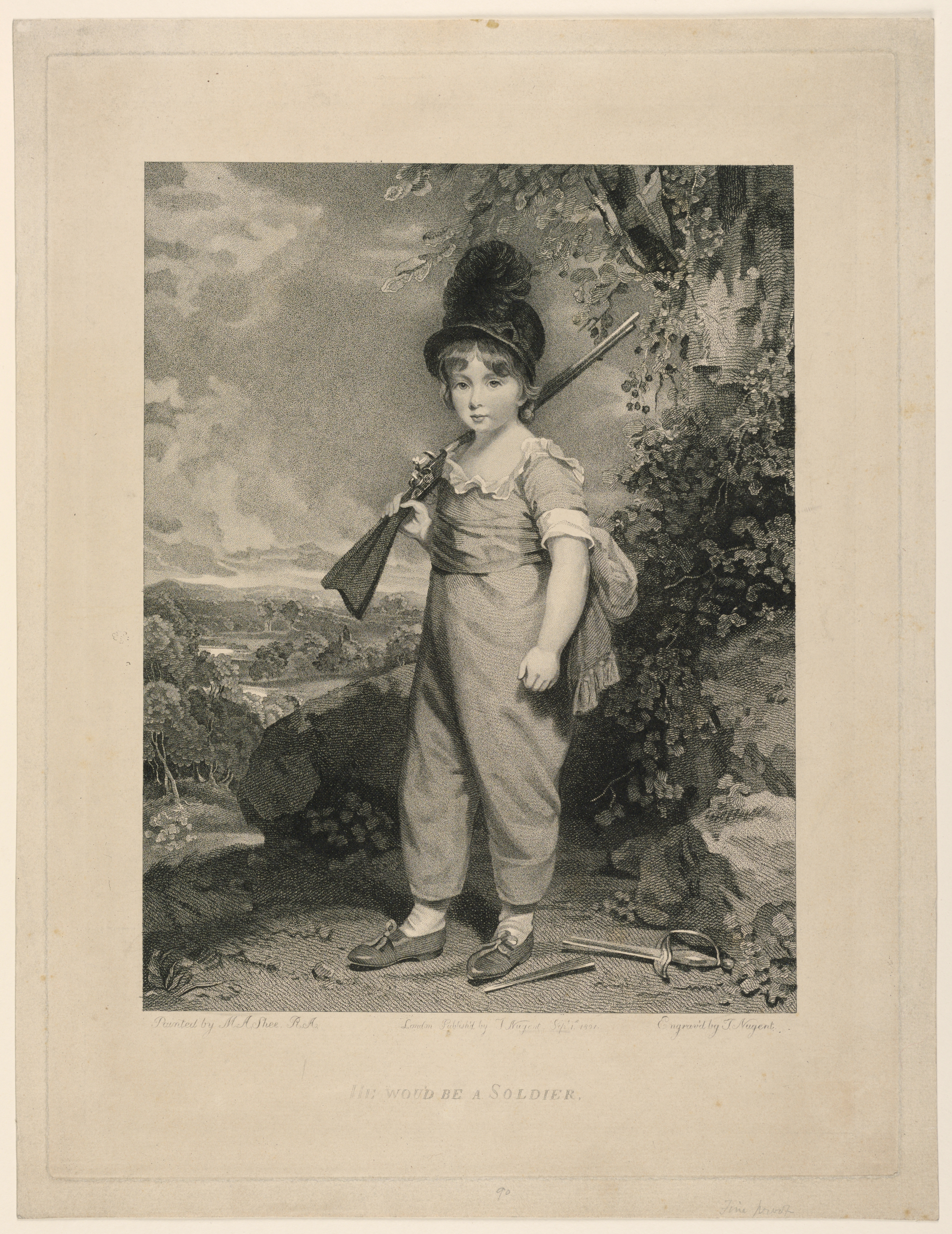 He Would be a Soldier