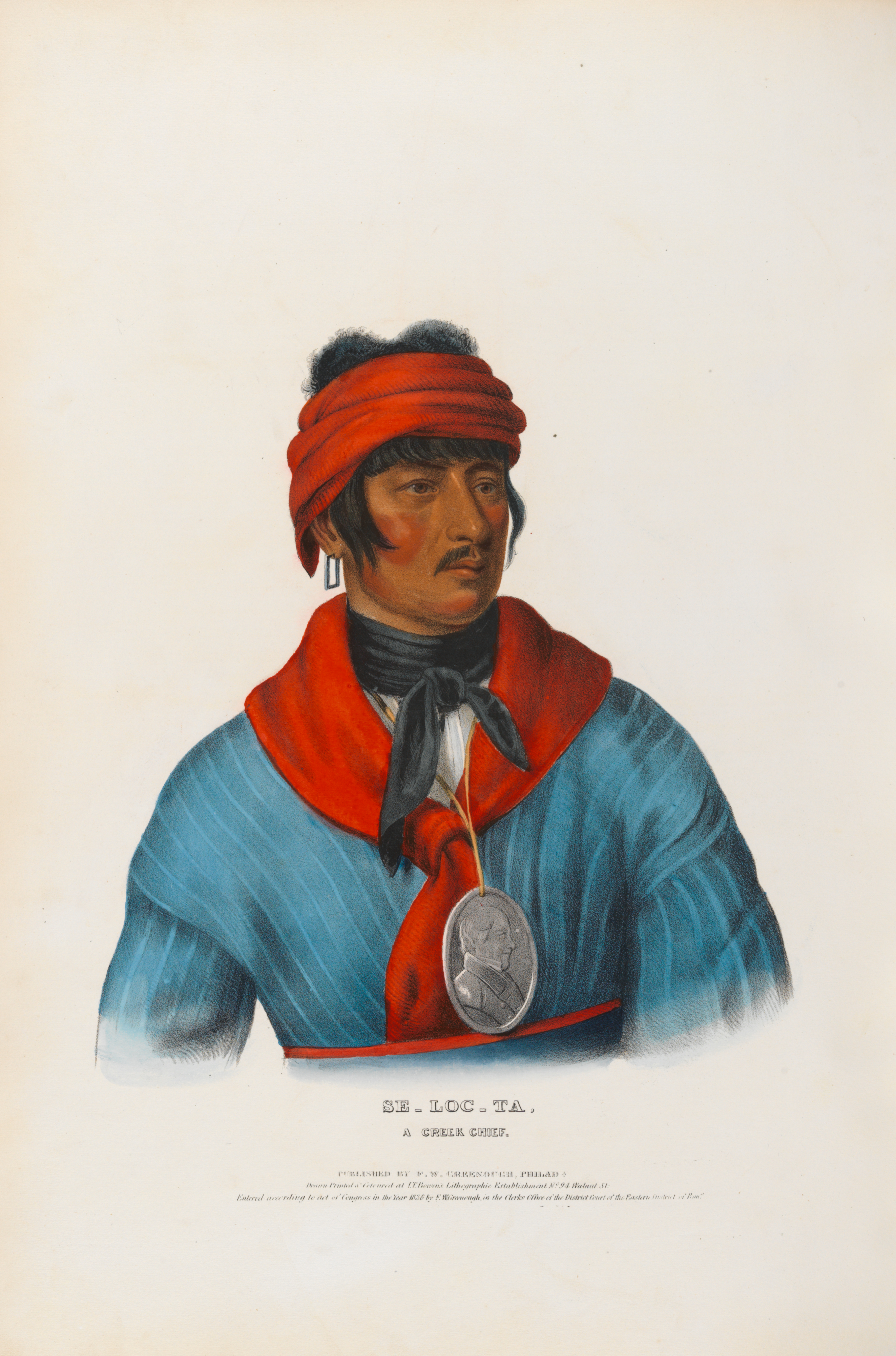 Se-loc-ta - A Creek Chief